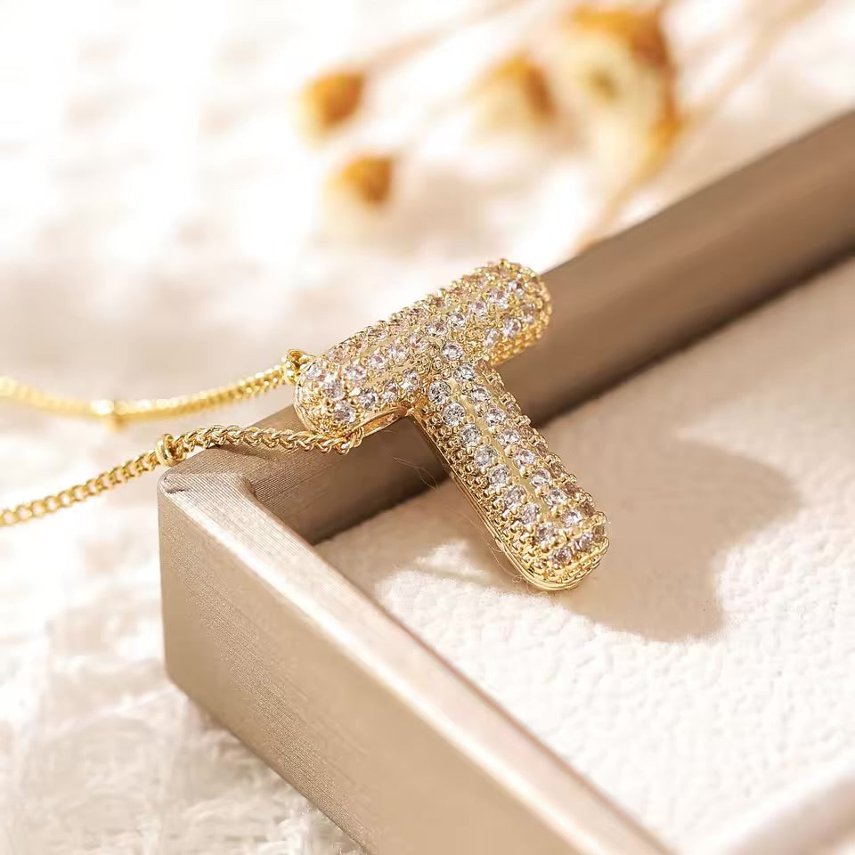 Initial Bubble Necklace