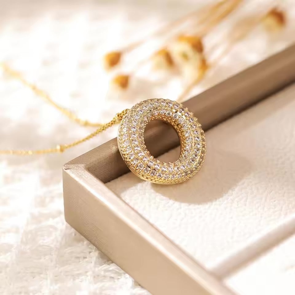Initial Bubble Necklace